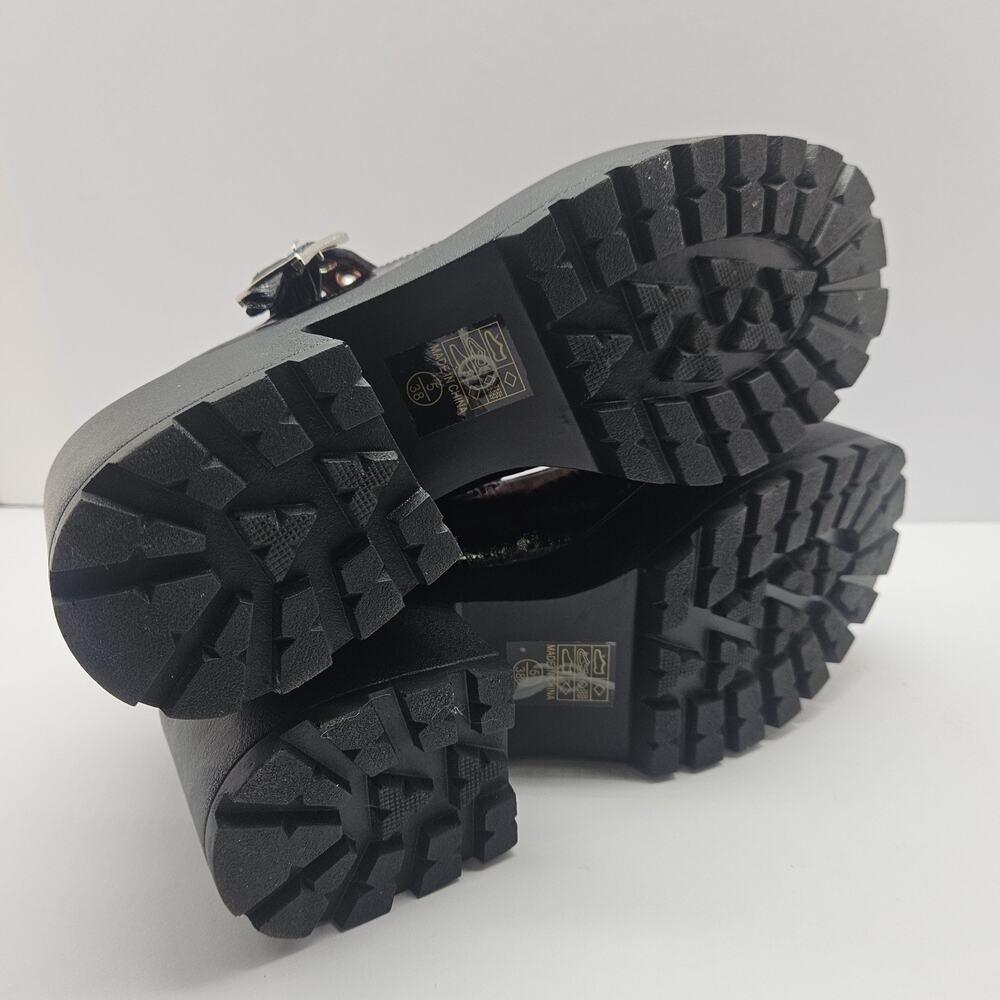 koi Black Patent Mary Jane Platform Mules - Picture 5 of 8